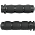 Avon Velvet Air Grips for H-D Motorcycles w/Cable Throttle (Anodized Black)