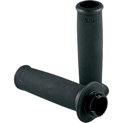 Avon Superbike Rubber Custom Contour 7/8" Open End Grips for (Black)