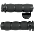Avon Velvet Air Grips for H-D Motorcycles w/Cable Throttle (THROTTLE Boss Black)