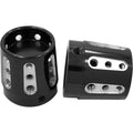 Avon Axle Nut Covers/Caps 1" (one pair) H-D Motorcycles (GATLIN Anodized Black)