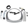 Ciro LED Fang Headlight Bezel w/ Running Lights (Chrome) 45200