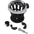 Ciro Drink Holder with Handlebar Mount for 1" or 7/8" Bars (Black) 50413