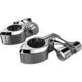 Ciro Highway Peg Mounting Kit w/ Clevis for H-D "D" Spring Pegs (Chrome) 60002