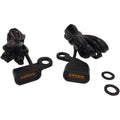 Drag Specialties LED Handlebar Marker Lights (Black w/ Amber Lens)