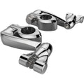 Ciro Highway Peg Mounting Kit w/Clevis & Extention Arm (Chrome) 60004