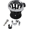 Ciro Drink Holder with Handlebar Mount for 1" or 7/8" Bars (Chrome) 50412