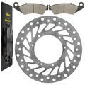 Front Brake Disc Rotor W/ Pad for Honda CR500R 1995 1996 1997 1998 1999-2001