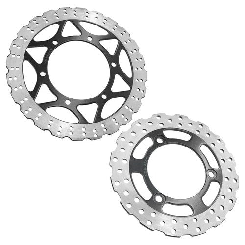 Front Rear Brake Disc Rotor for Kawasaki 41080-0113-11H 41080-0114-11H