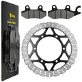 Front Brake Disc Rotor W/ Pad For Kawasaki Ninja 250R EX250J 2008 2009 2010-2012
