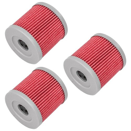 Oil Filter for Kawasaki KLX400R KLX400-B / KLX400Sr KLX400-A 2003-2004 3-Pack