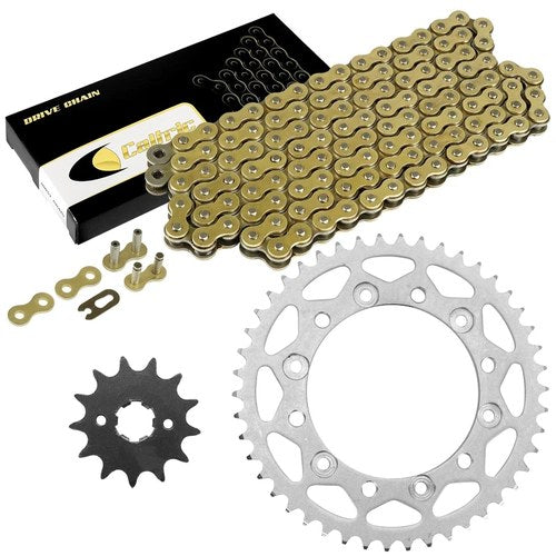 Drive Chain & Sprocket Kit For Yamaha Fz-6 2009 / Fz-6R 2009 2010 2011 2012-2016