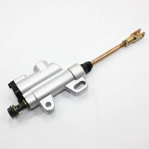 10mm Banjo Bolt Rear Hydraulic Brake Master Cylinder Pit Trail Dirt Bike Silver