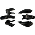 Black Plastics Fairing Fender Kit KLX110 125cc Pit Pro Trail Dirt Big Foot Bike
