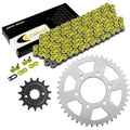 Caltric Drive Chain and Sprockets Kit for Kawasaki ZX-6R ZX-6Rr Ninja 2005 2006