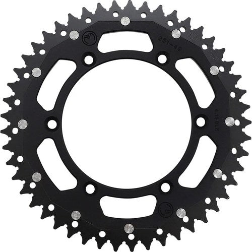 Moose Racing 49T Dual Rear Sprocket (Black) 49-tooth | 1210-1478