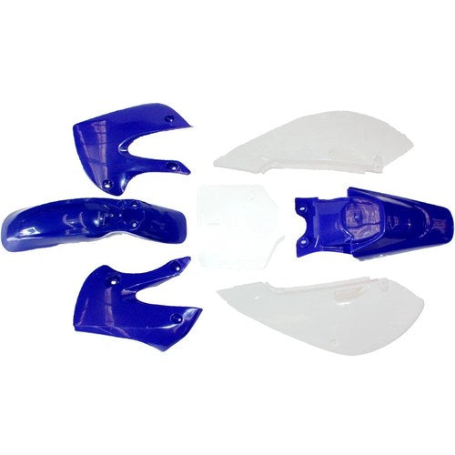 Blue Fairing Fender Kit Plastics Guard KLX110 Style Pit Pro Dirt Big Foot Bike