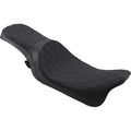 Drag Specialties Predator 2-Up Seat - Diamond - Solar Leather (Black) 0801-1270