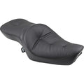 Drag Specialties Low Profile Double Bucket Pillow 2-Up Seat (Black) 0804-0626