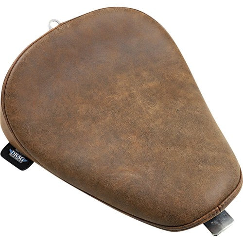 Drag Specialties Bobber Solo Seat - Leather (Brown) 0804-0742