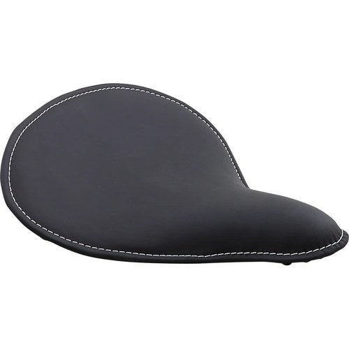 Drag Specialties Spring Low Solo Seat - Large (Black / White) 0806-0055