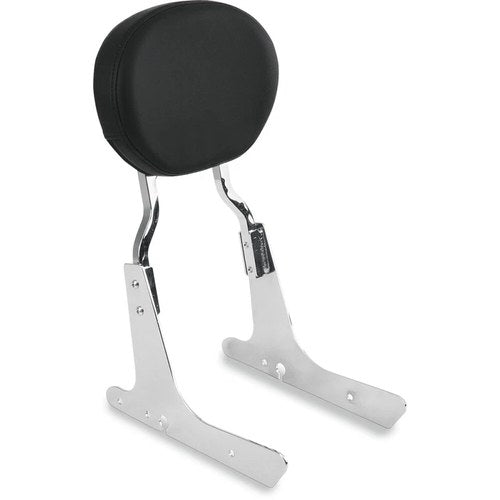 Drag Specialties Smooth Oval Sissy Bar Pad (Black) 0822-0343