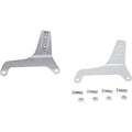 Drag Specialties Sissy Bar Side Plates - 18+ Fxlr (Chrome) Pair | 50264180