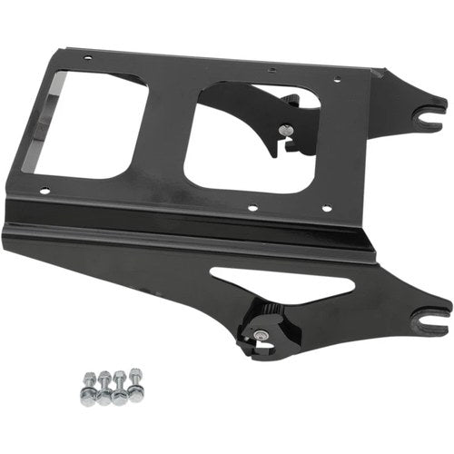 Drag Specialties Quick Detach Tour Box Mount (Gloss Black) C77-0083GB