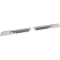 Drag Specialties Saddlebag Latch Inserts, Ball Milled (Chrome) 720022-BC3H