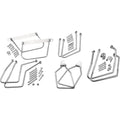 Drag Specialties Saddlebag Support Brackets - FX (Chrome) Pair | 77-0030
