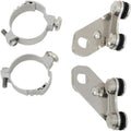Memphis Shades Lowers Windshield Hardware Kit - Dyna (Chrome) MEM9899