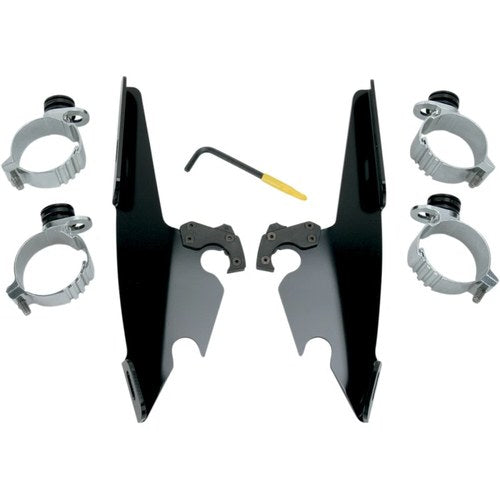 Memphis Shades Fats/Slim Trigger Lock Mounting Kit - Dyna (Black) MEB8976