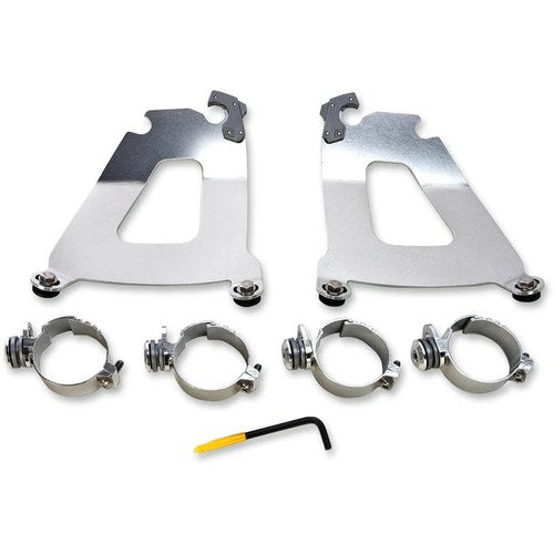 Memphis Shades Bullet Fairing Mount Kit - VTX18 (Polished) MEK2012