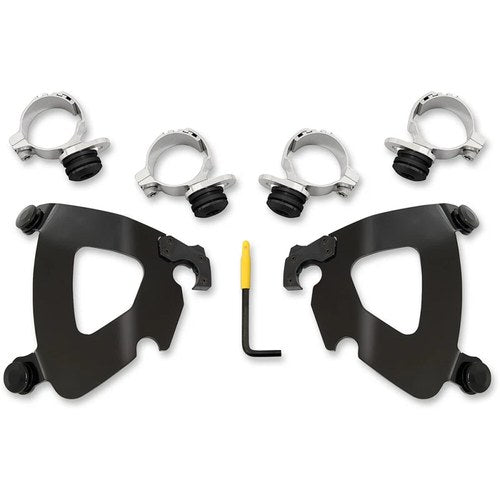 Memphis Shades Gauntlet Fairing Trigger Lock Mount Kit - Scout (Black) MEB2024