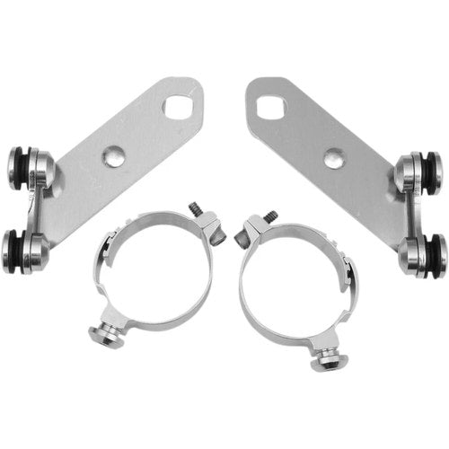 Memphis Shades Lower Deflector Mount Kit - 48-55mm Forks (Polished) MEM9887