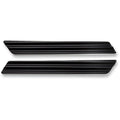 Joker Machine Saddlebag Hinge Inserts - Finned (Black) Pair | 04-501-1