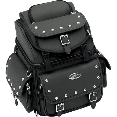 Saddlemen Sissy Bar Bag (Black / Chrome) 3515-0119