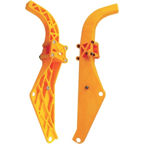 Alloy Art Strong Arm Fairing Support Brackets (Orange) Pair | SAB-1