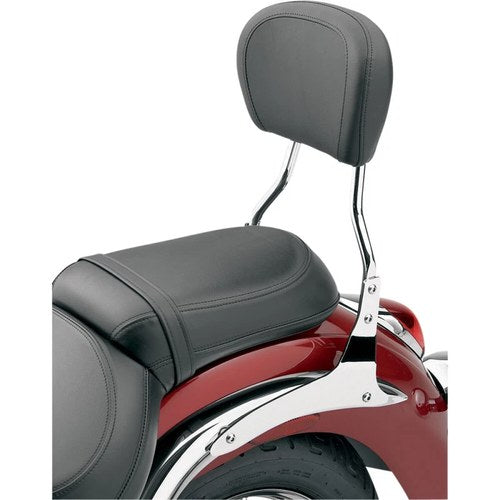 Cobra Round Sissy Bar - Short - Flstc (Chrome) 602-1304