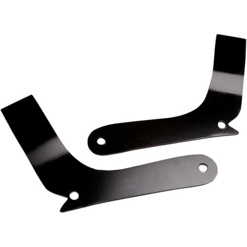 Cycle Visions Sissy Bar Side Plates - FXS/FLS (Black) Pair | CV-8095