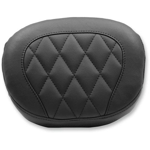 Mustang Sissy Bar Pad - Large - Diamond - FXS/FLS (Black) 76768