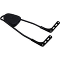 Motherwell One-Piece Sissy Bar - With Pad (Gloss Black) MWL156T18-GB-WP