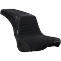 Le Pera Kickflip Seat - Pleated Grip - Softail '18+ (Black) LYR-590PTGP