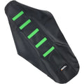 Moose Racing Ribbed Seat Cover - Kawasaki (Black / Green) KXF25006-334RT