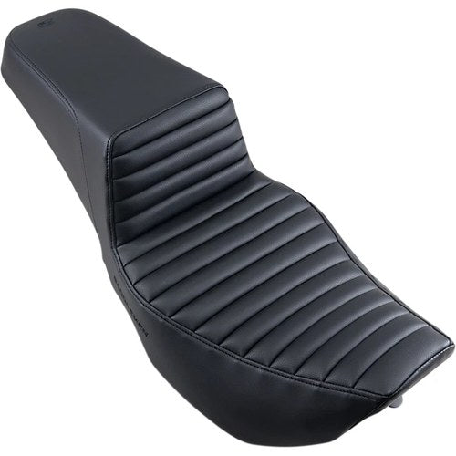 Saddlemen Step Up 2-Up Seat - Tuck and Roll - FLHR/FLHX (Black) 897-06-171