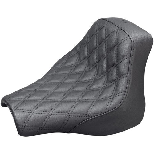Saddlemen Renegade Solo Seat - Lattice Stitched (Black) 818-28-002LS