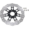 Arlen Ness Front Floating Brake Rotor - 7 Valve - 11.8" - Black | 33-10301-202