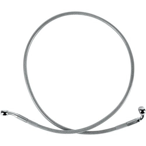 Drag Specialties Front Brake Line Clear-Coated Stainless Steel | 640112