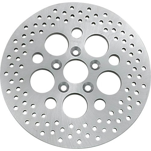 Drag Specialties Drilled Brake Rotor - Rear - 11.875" - Touring | 06-0177A