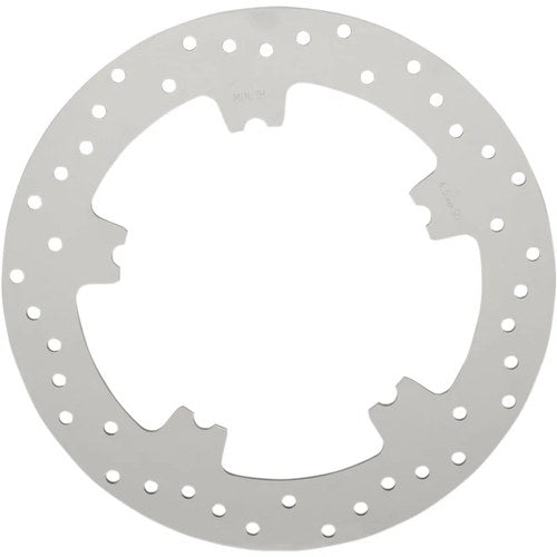 Drag Specialties Drilled Brake Rotor - Front - 11.8" - Dyna/V-Rod | B06-0198ASP
