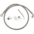 Drag Specialties Front Brake Line Clear-Coated Stainless Steel | 660313